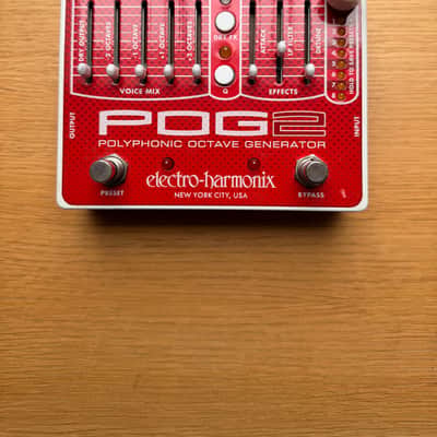 Electro-Harmonix POG2 Polyphonic Octave Generator 2009 - Present - Red / White image 1