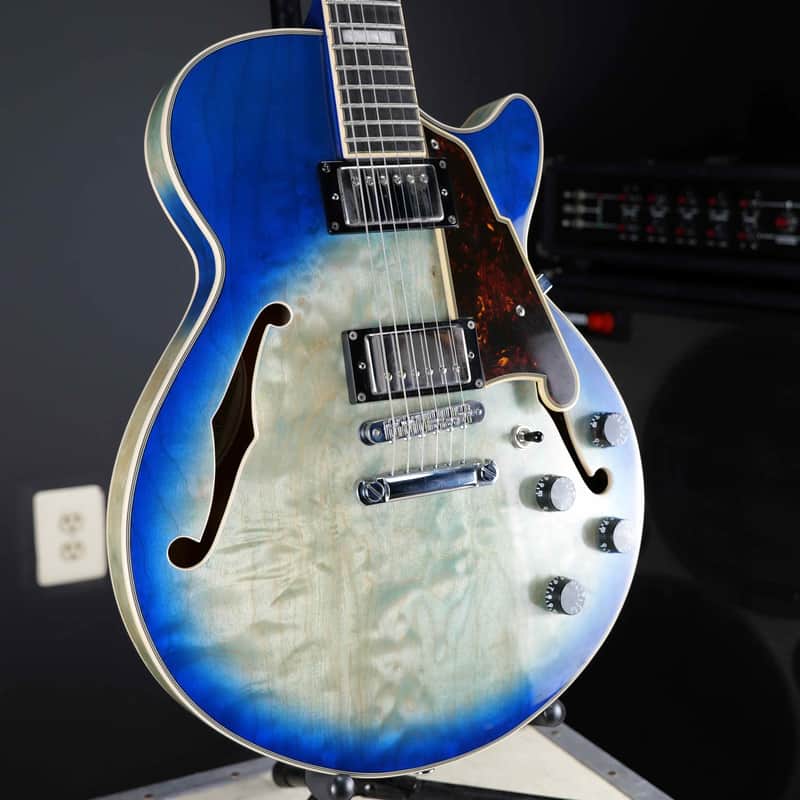 D'Angelico Premier SS Boardwalk Blue Burst image 1