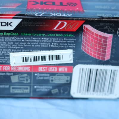 TDK d60 high output type I cassette 7 pack image 6