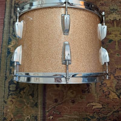 Ludwig Champagne Sparkle 13” Tom Drum 70’s image 3