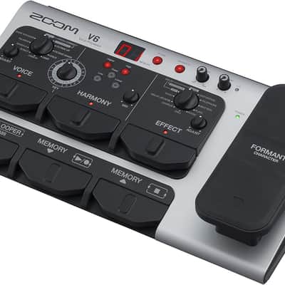 Zoom V6-SP Vocal Processor, Vocal Effects Pedal, Formant Pedal, Harmony, Looper, 10 Studio Grade Effects, For Studio and Live Performance image 5