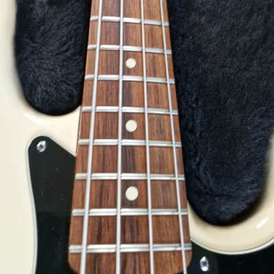 Fender American Standard Jazz Bass Custom Upgrades Olympic White 2015 image 8