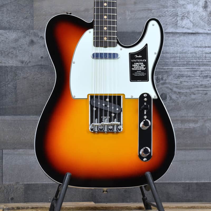 Mint Fender Limited Edition Vintera III Early 60s Telecaster  Custom - 3-Color Sunburst with Gigbag image 1