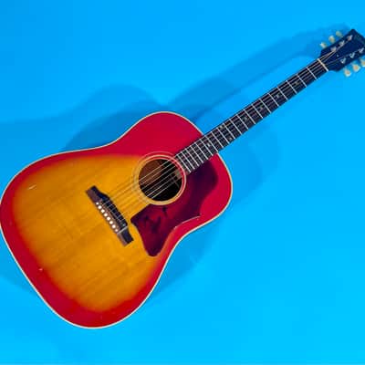 Gibson J-45 1966 - Cherry Sunburst image 17