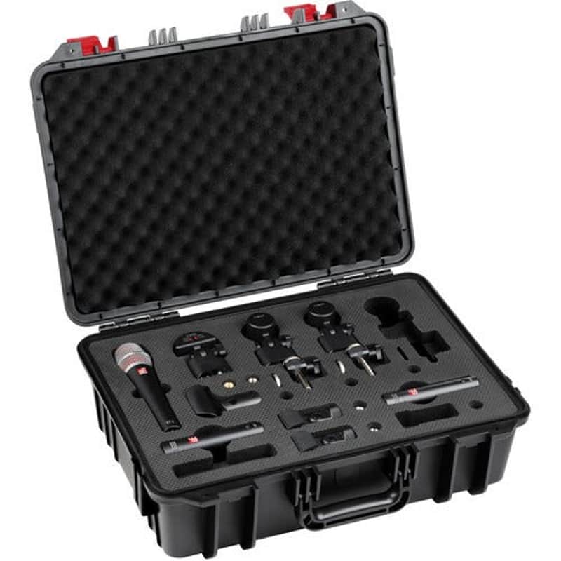 sE Electronics V PACK CLUB 5-Piece Drum Microphone Pack with Case image 1