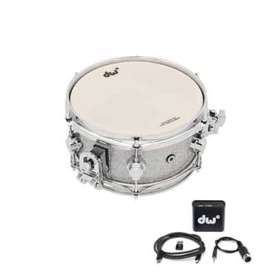DW DWe Electronic/Acoustic Snare Drum 10x5 Diamond Nebula image 6