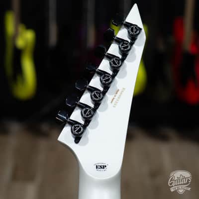 ESP E-II M-II 7B Baritone 7-String Evertune Guitar w/ Case–Pearl White (B-stock) image 10