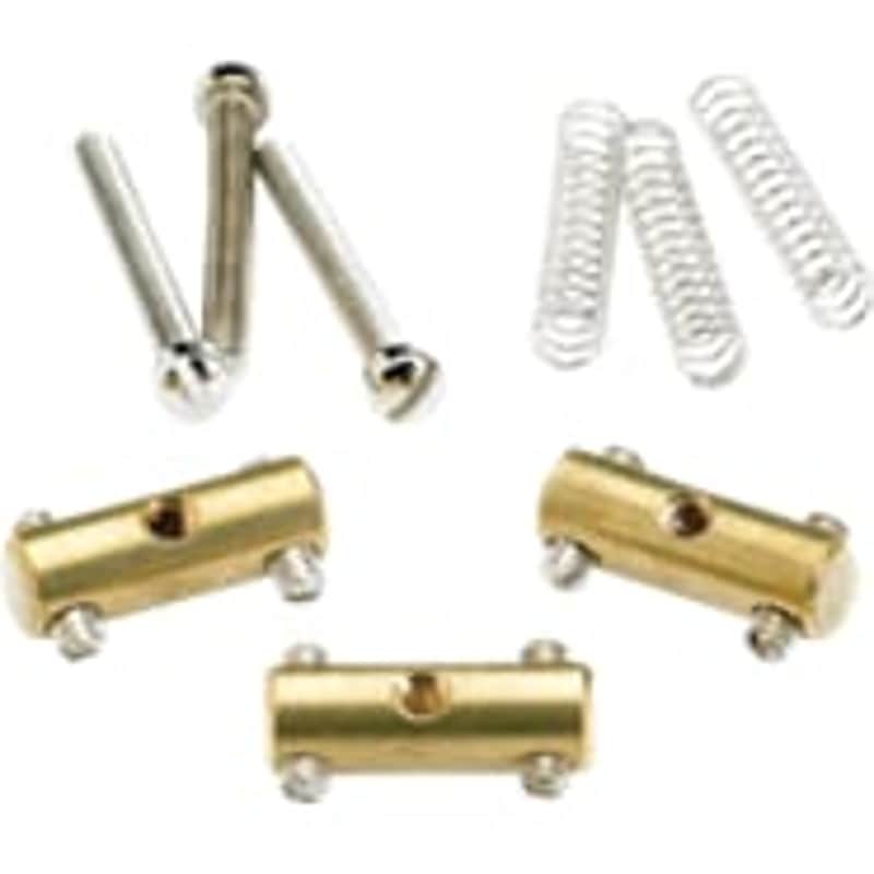 Fender Pure Vintage '52 Telecaster Saddle Kit, Brass (3) image 1