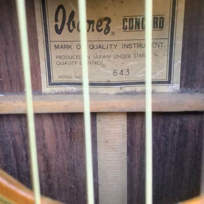 Ibanez Concord 643 Made in Japan 70’s Vintage image 7
