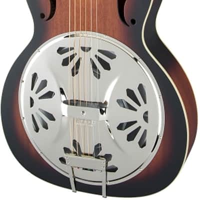 Gretsch G9220 Bobtail Round-Neck A.E., Mahogany Body Spider Cone Resonator Guitar, Fishman Nashville Resonator Pickup, 2-Color Sunburst image 5