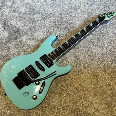 Ibanez FGM100-SB Frank Gambale Signature 1992 - Sky Blue image 12
