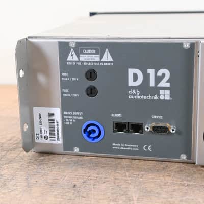 d&b audiotechnik D12 Dual-Channel Power Amplifier CG008F6 image 9