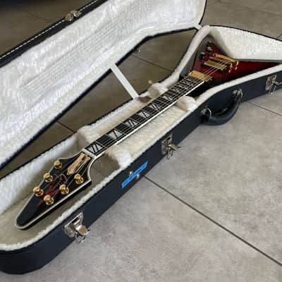 Gibson 50th Anniversary Flying V 2008 GOTM - AAA top Brimstone Burst + OHSC image 13