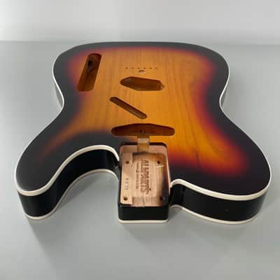 Allparts TBF-3SBB - 3 Color Sunburst Replacement Body for Telecaster with White Binding image 2