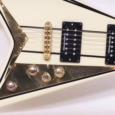 Jackson RR5 Rhoads Electric Guitar White W Pinstrips W/Case -White image 4