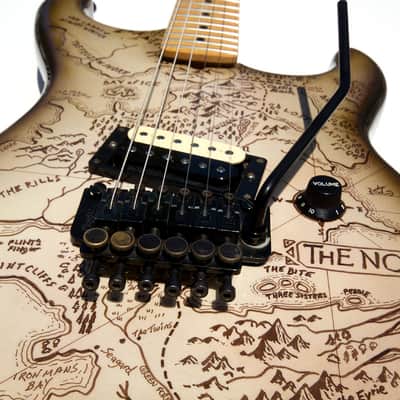 Game of Thrones Map - Kramer Guitar - Custom Restoration image 3