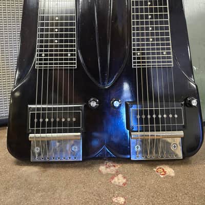 New Zealand Made Lomax Brand Double 8 String Lapsteel W/OHSC image 2