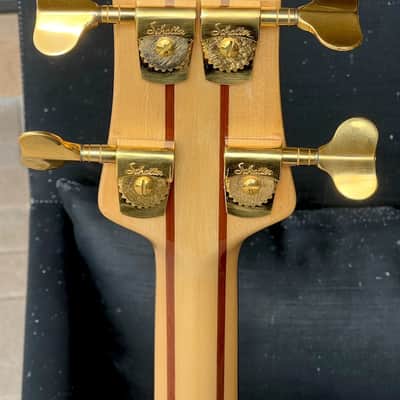 Wal Mk. I Fretless Bass 1986 - crazy cool Acid Stained Birdseye Maple w/a Lined Fingerboard. image 7