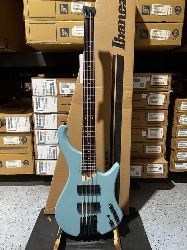 Ibanez Bass Workshop EHB600 Electric Bass Guitar - Purist Blue Matte image 1
