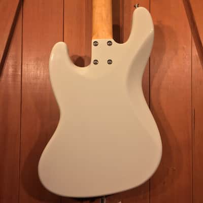 Mike Lull V4 Jazz Bass Style Olympic White image 6