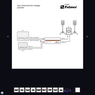 Palmer RIVER main Passive 2-Channel Line Merger image 10