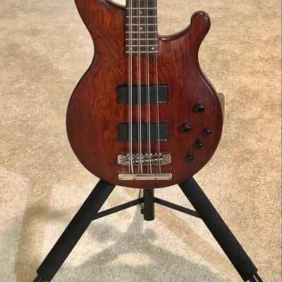 Dean Rhapsody 8-String Bass 2010 - Natural Bubinga image 1