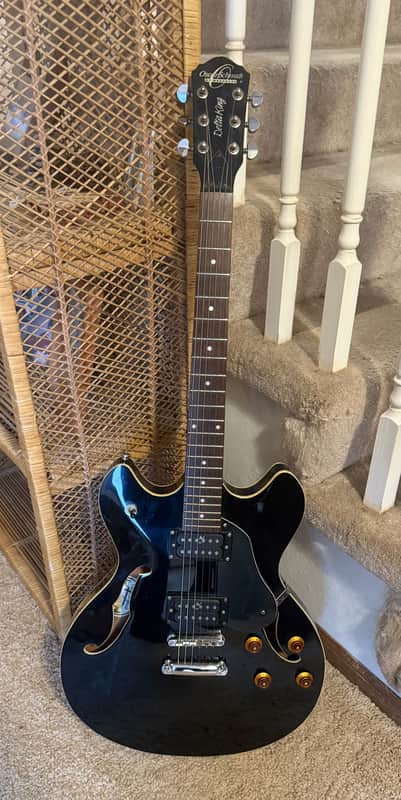 $255 Oscar Schmidt semi-hollow body electric guitar in excellent condition $255 image 1