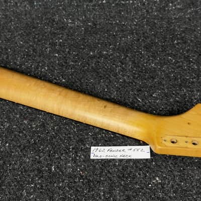 1962 Fender Duo-Sonic Guitar Neck Original Finish Excellent +orig.Ferrules(#552) image 8