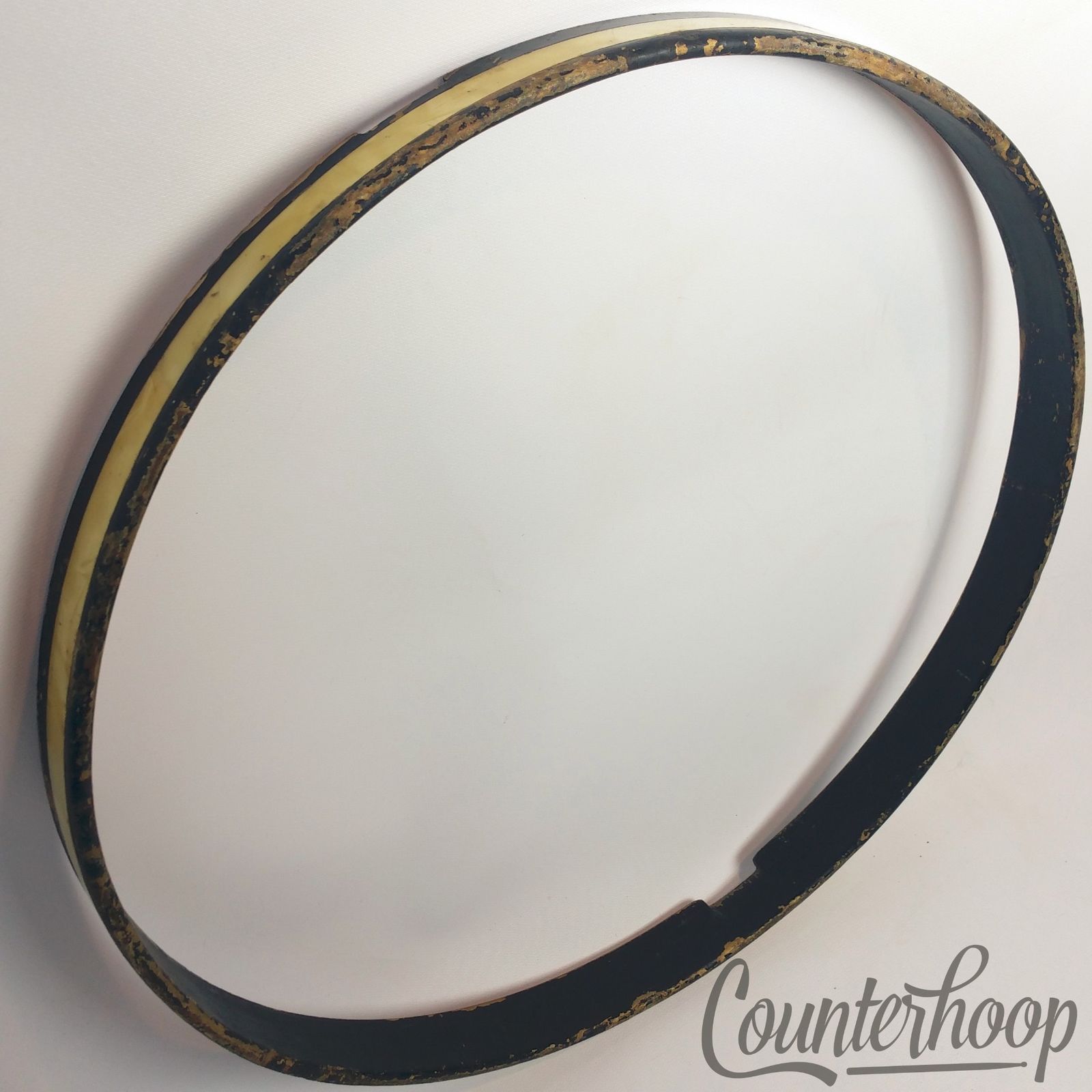 Leedy 16"1Ply WMP Maple Wood Hoop/Rim Snare Resonant/Floor Tom Drum 20s Rare USA — main photograph
