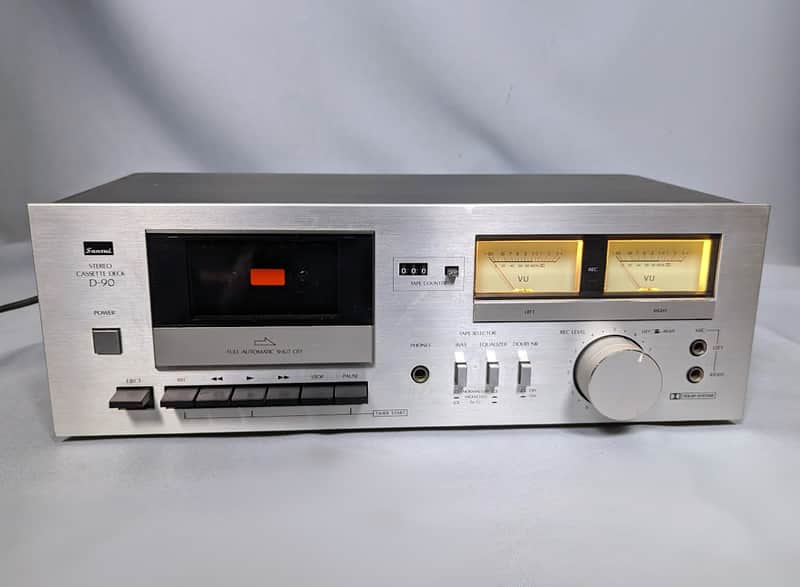 Sansui D-90 Stereo Cassette Deck 1980 For Parts or Repair Needs Belts image 1