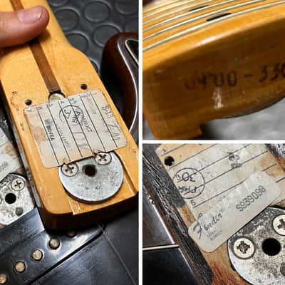 Fender Stratocaster 1979 - Brownburst - 100% Original - Maple Neck - W/ Polverini Hardcase Bild 24