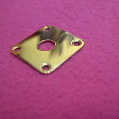 vintage Gibson NOS Les Paul Custom jack plate gold artist image 2