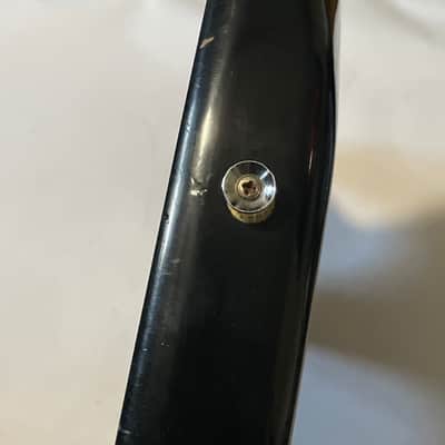 1980's Korean Kramer Striker 100st Black Single Pickup Guitar Body Floyd Ready Buffy Graphic image 13