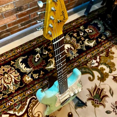 2022 Fender Custom Shop 1959 Stratocaster Heavy Relic, Surf Green image 4