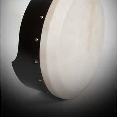 Roosebeck BTDP14B Tunable Ply Bodhran 14 By 5 -Inch with Tipper - Black image 3