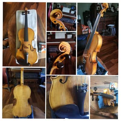 Revived Neuner & Hornsteiner 4/4 Violin Mittenwald Antique Vintage Fiddle w/ Original Case & Two Bows image 1