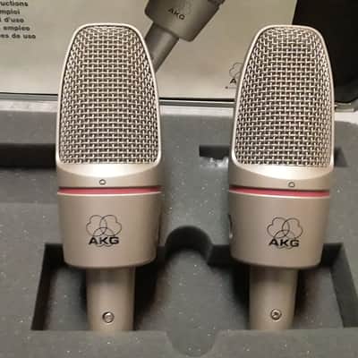 Pair of Akg Studio Condenser Mic's + Shockmounts, Cables & Locking Case (*Great for Drum Overheads*) image 10