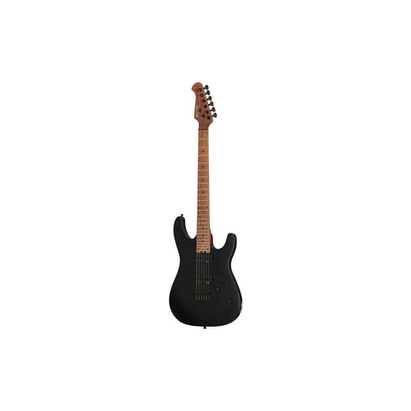 Harley Benton Fusion-III EMG HT Roasted SBK Matte Black image 1