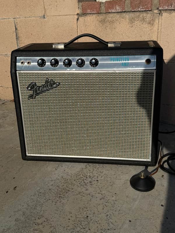 Fender Princeton Amp 1969 - Silver Face Drip Edge image 1