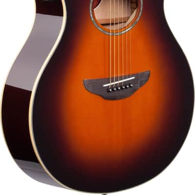 Yamaha APX600 Thinline Acoustic-Electric Guitar, Spruce Top, Old Violin Sunburst image 4