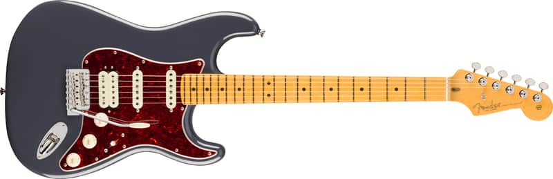 Fender American Professional Classic Stratocaster HSS, Maple Fingerboard, Faded Black Model #: 0114952322 image 1