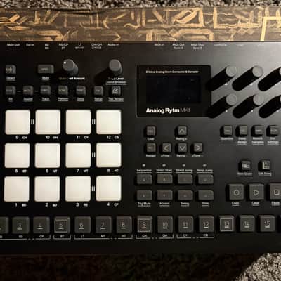 Elektron Analog Rytm MKII 8-Voice Tabletop Analog Synthesizer 2020 - Present - Black