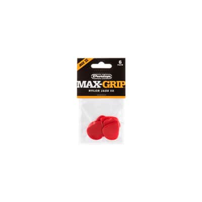 Dunlop JD-PIC-471P3N Jazz III Nylon Max-Grip 1.38mm (6-Pack) - Set of Picks image 4