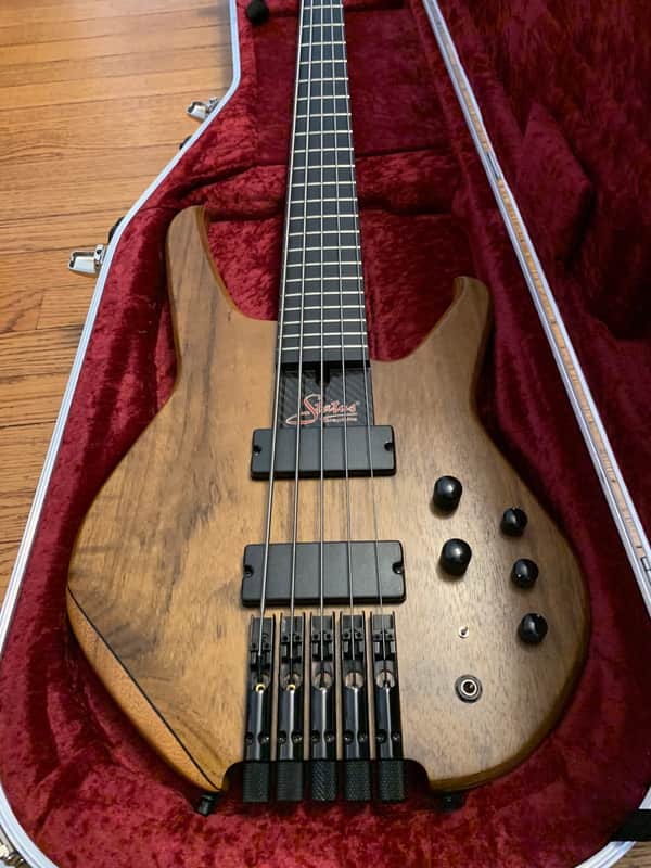 Status Graphite S2 Classic bolt-on 5 string headless bass 2013 graphite neck wood body image 1