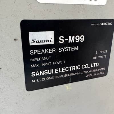 Vintage Sansui S-M99 3-way Bookshelf Speakers ~ Tested, Works & Sounds Great image 9