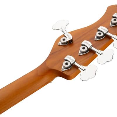 Sadowsky MetroExpress 21-Fret Vintage M Bass Morado Fingerboard 5-String - Solid Olympic White High Polish image 3
