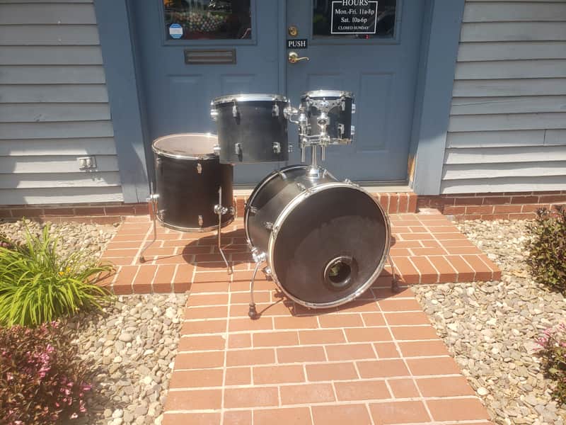 Sonor Force 2001 Drum Shells, 4pc - Matte Black image 1