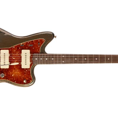 Fender Custom Shop Masterbuilt (Dale Wilson) Custom '59 Jazzmaster Heavy Relic Charcoal Frost Metallic Over Black (One of a Kind) #CZ557907 image 2