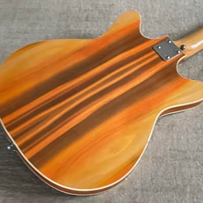 1960’s Teisco EP-8T WILDWOOD Hollowbody Electric Guitar MIJ Japan Rare Finish Surf’s Up Psychedelic image 15
