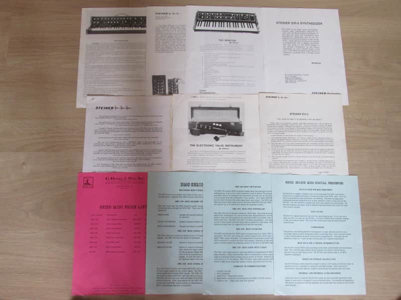Steiner Parker Synthacon- Original Vintage Synthesizer Literature Package - Synthesizer Brochure/Catalog image 1